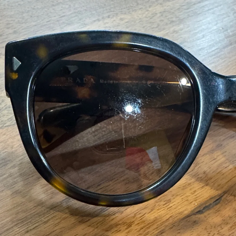 Prada Tortoise Shell Sunglasses - $25 - Picture 8 of 10